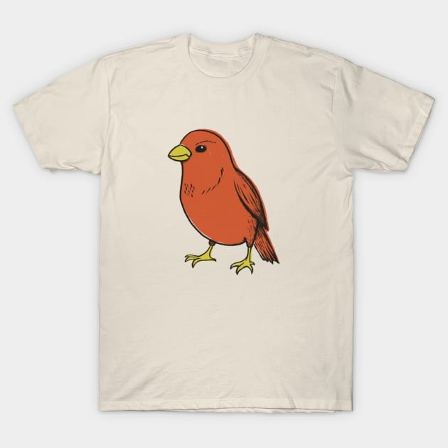 A Bird T-Shirt by cecececececelia